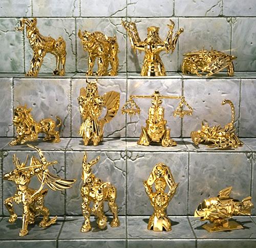 SAINT SEIYA MYTH CLOTH - APPENDIX GOLD CLOTH SUBJECT SET