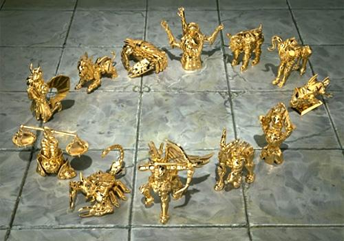 SAINT SEIYA MYTH CLOTH - APPENDIX GOLD CLOTH SUBJECT SET