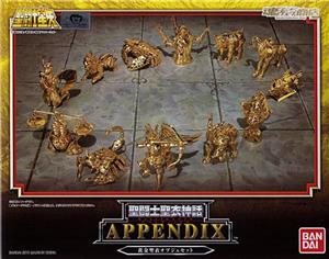 SAINT SEIYA MYTH CLOTH - APPENDIX GOLD CLOTH SUBJECT SET