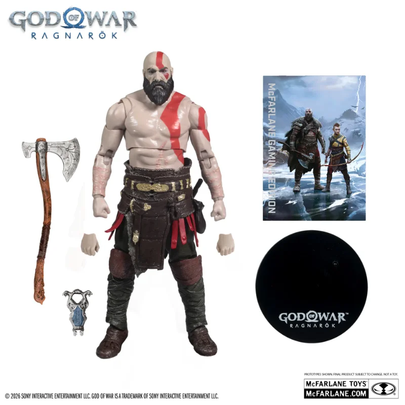 GAMING EDITION 7INCH GOD OF WAR WV1 KRATOS FIGURE