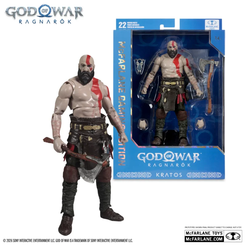 GAMING EDITION 7INCH GOD OF WAR WV1 KRATOS FIGURE
