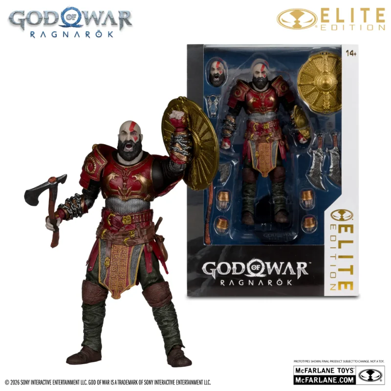 ELITE EDITION 7INCH GOD OF WAR KRATOS ARES ARMOR FIGURE