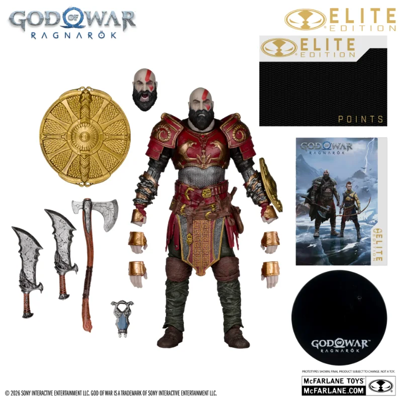 ELITE EDITION 7INCH GOD OF WAR KRATOS ARES ARMOR FIGURE
