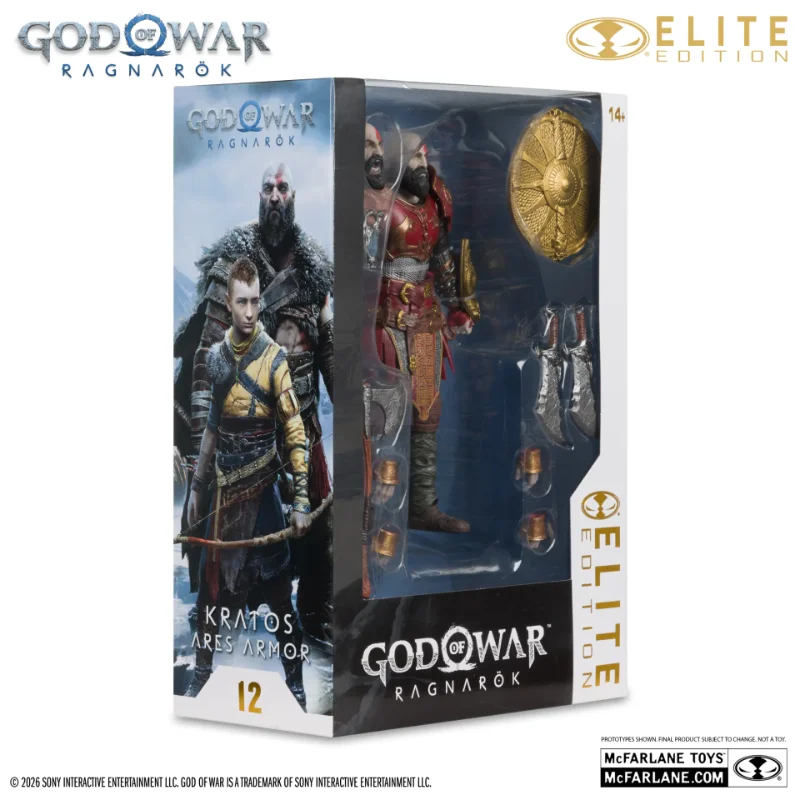 ELITE EDITION 7INCH GOD OF WAR KRATOS ARES ARMOR FIGURE