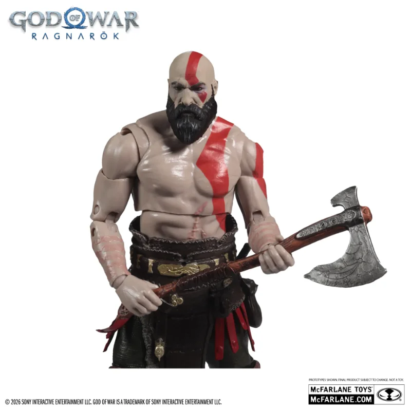 GAMING EDITION 7INCH GOD OF WAR WV1 KRATOS FIGURE