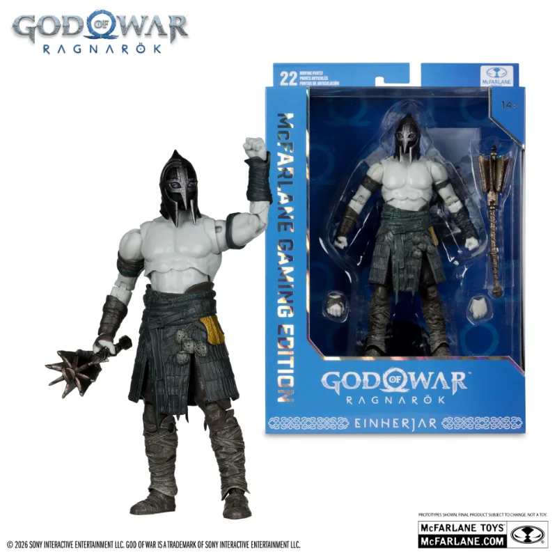 GAMING EDITION 7INCH GOD OF WAR WV1 EINHERJAR FIGURE