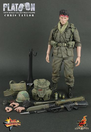 1/6 HOT TOYS - PLATOON CHRIS TAYLOR