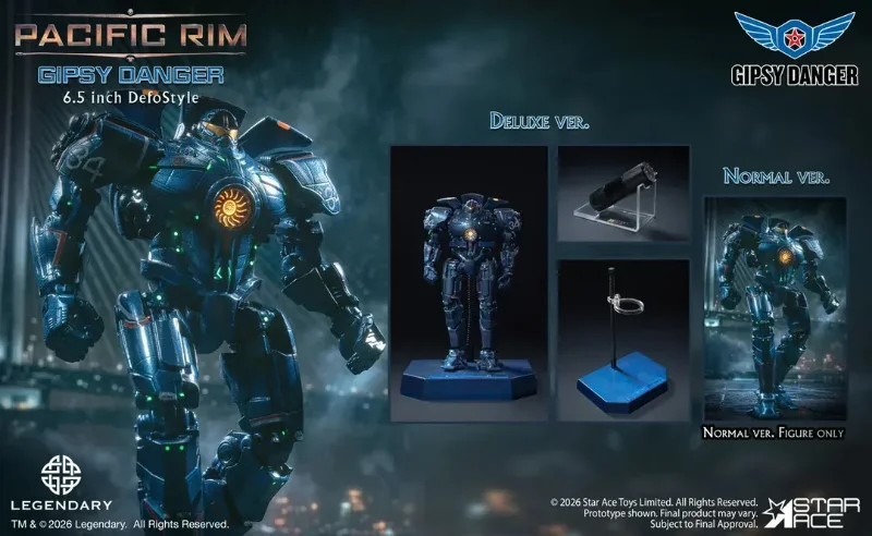 PACIFIC RIM GIPSY DANGER & CHERNO ALPHA DEFOSTYLE FIGURE DX TWIN PACK
