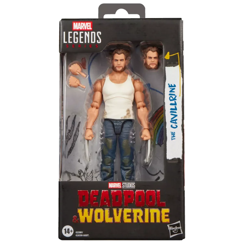 MARVEL LEGENDS DEADPOOL AND WOLVERINE THE CAVILLRINE ACTION FIGURE