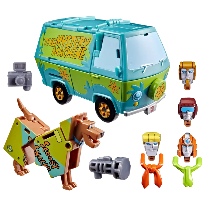 TRANSFORMERS SCOOBY DOO MYSTERIOUS PRIME AND AUTOMUTT ACTION FIGURE