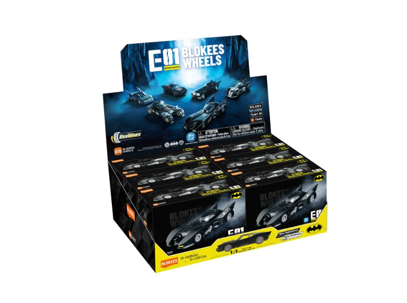 BATMAN WHEELS E01 MODEL KIT BLIND BOX (6)