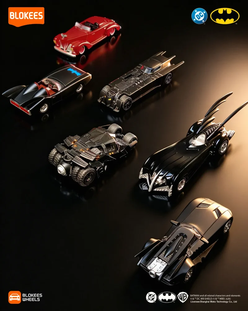 BATMAN WHEELS E02 MODEL KIT BLIND BOX (6)