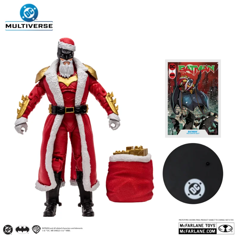 VAULT DC MULTIVERSE 7INCH BATMAN SANTA ACTION FIGURE