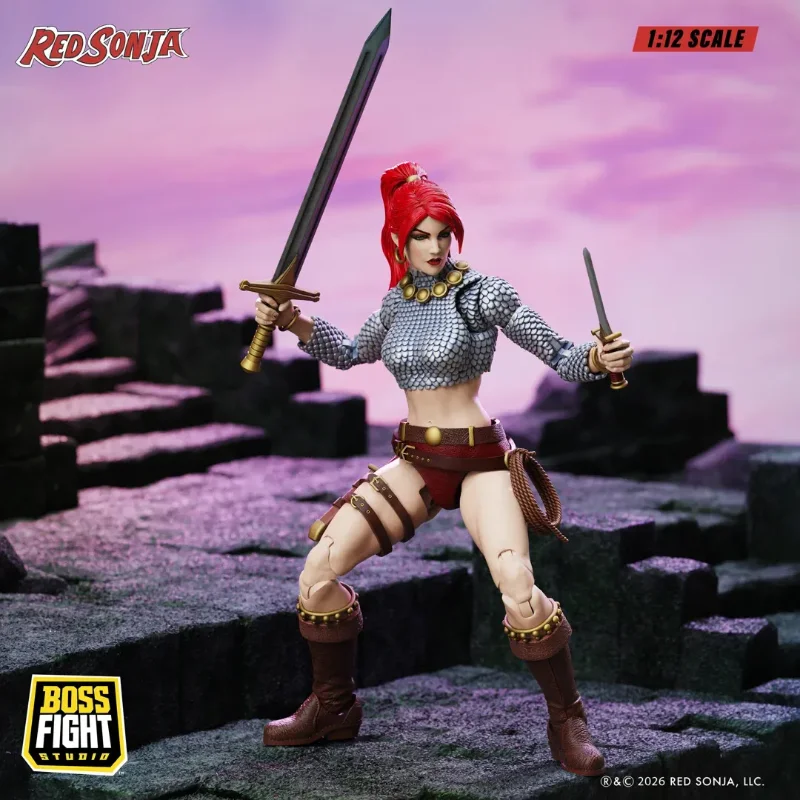 RED SONJA IMMORTAL RED SONJA 1:12 SCALE EPIC H.A.C.K.S. ACTION FIGURE