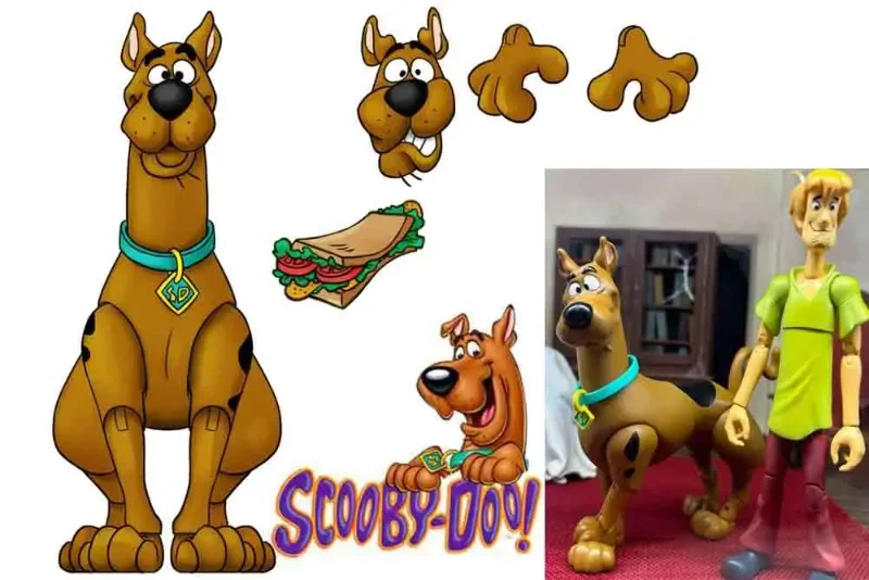 SCOOBY DOO SCOOBY WAVE 2 1/12 DELUXE ACTION FIGURE