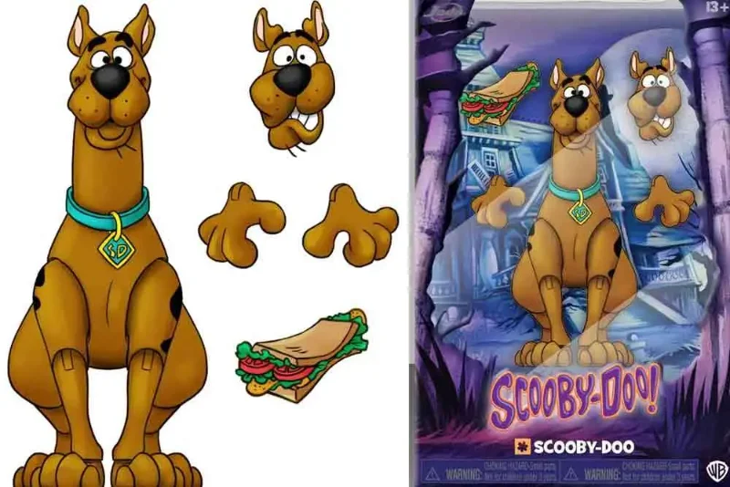 SCOOBY DOO SCOOBY WAVE 2 1/12 DELUXE ACTION FIGURE