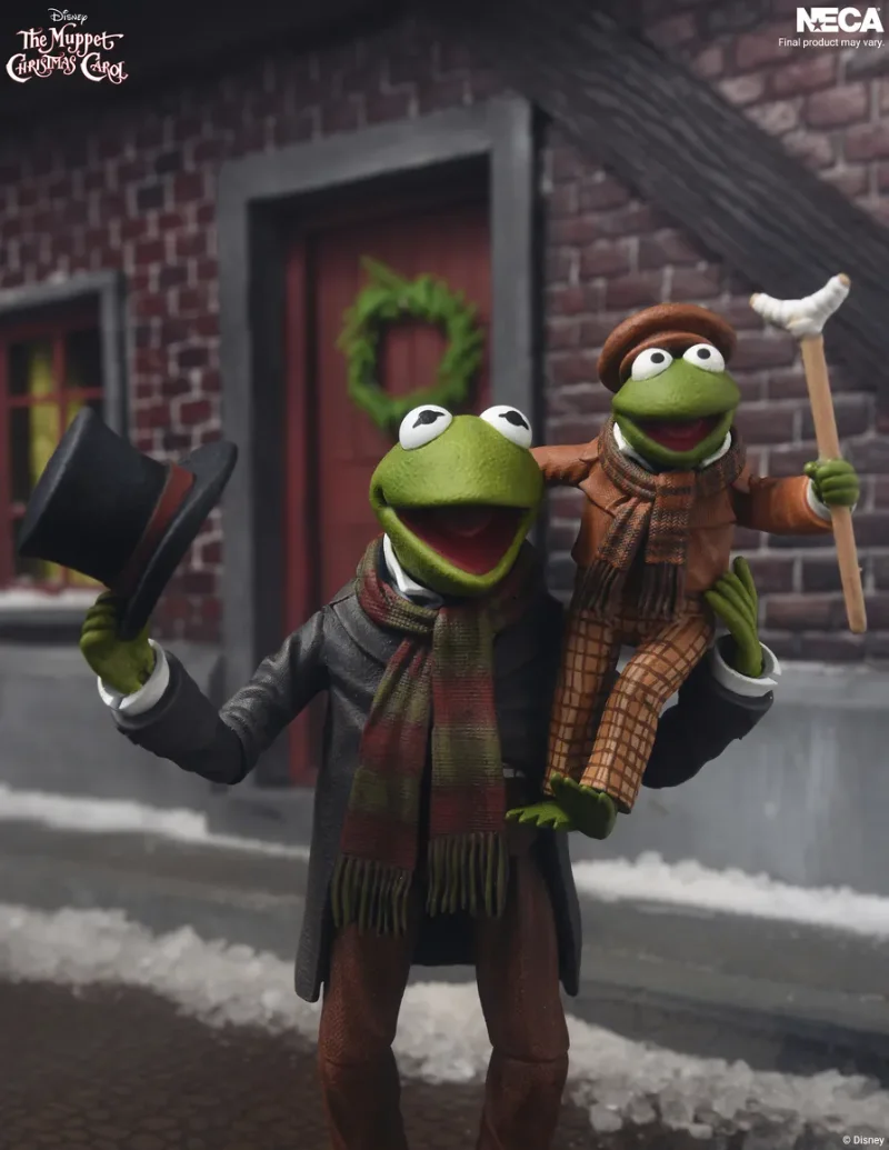 THE MUPPET CHRISTMAS CAROL KERMIT AS BOB CRATCHIT ULTIMATE ACTION FIGURE