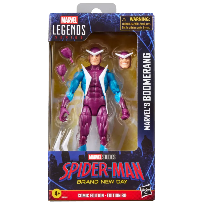 MARVEL LEGENDS SPIDER-MAN BRAND NEW DAY BOOMERANG ACTION FIGURE