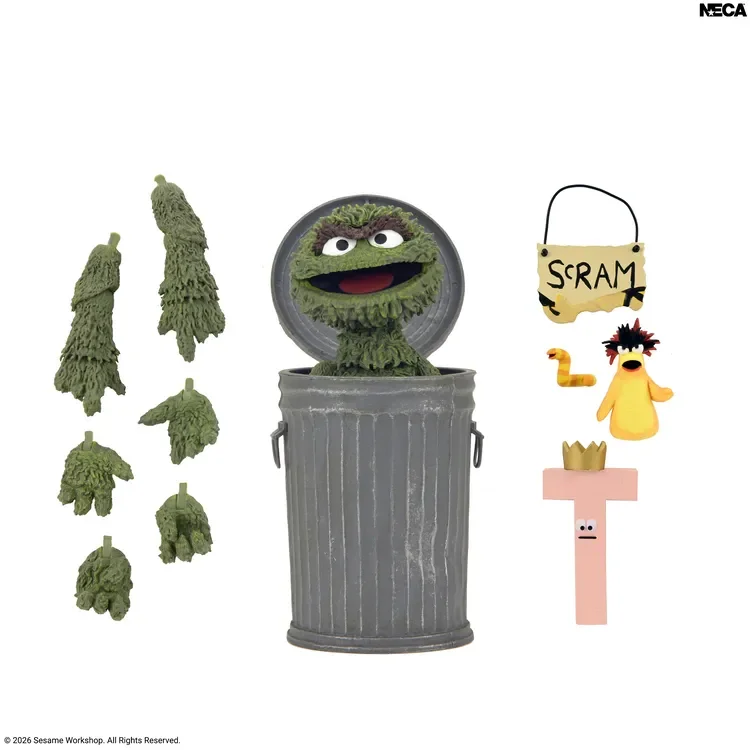 SESAME STREET OSCAR THE GROUCH ULTIMATE ACTION FIGURE