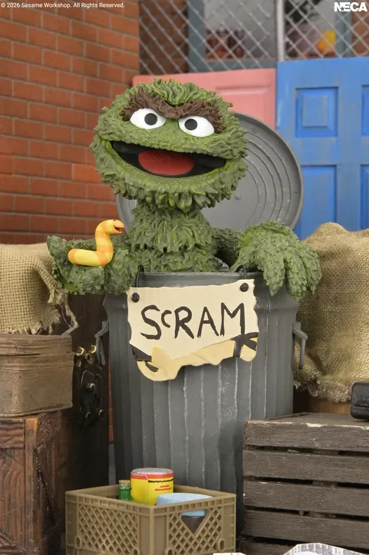 SESAME STREET OSCAR THE GROUCH ULTIMATE ACTION FIGURE