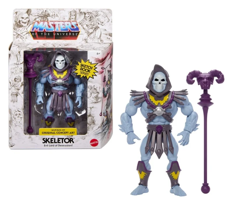 MASTERS OF THE UNIVERSE ORIGINS ACTION FIGURE SKETCHBOOK SERIES: SKELETOR