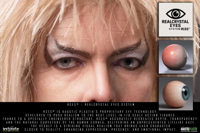 LABYRINTH JARETH THE GOBLIN KING 1/6 ACTION FIGURE DELUXE EDITION GOLD