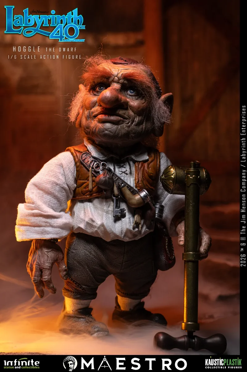 LABYRINTH HOGGLE THE DWARF 1/6 ACTION FIGURE