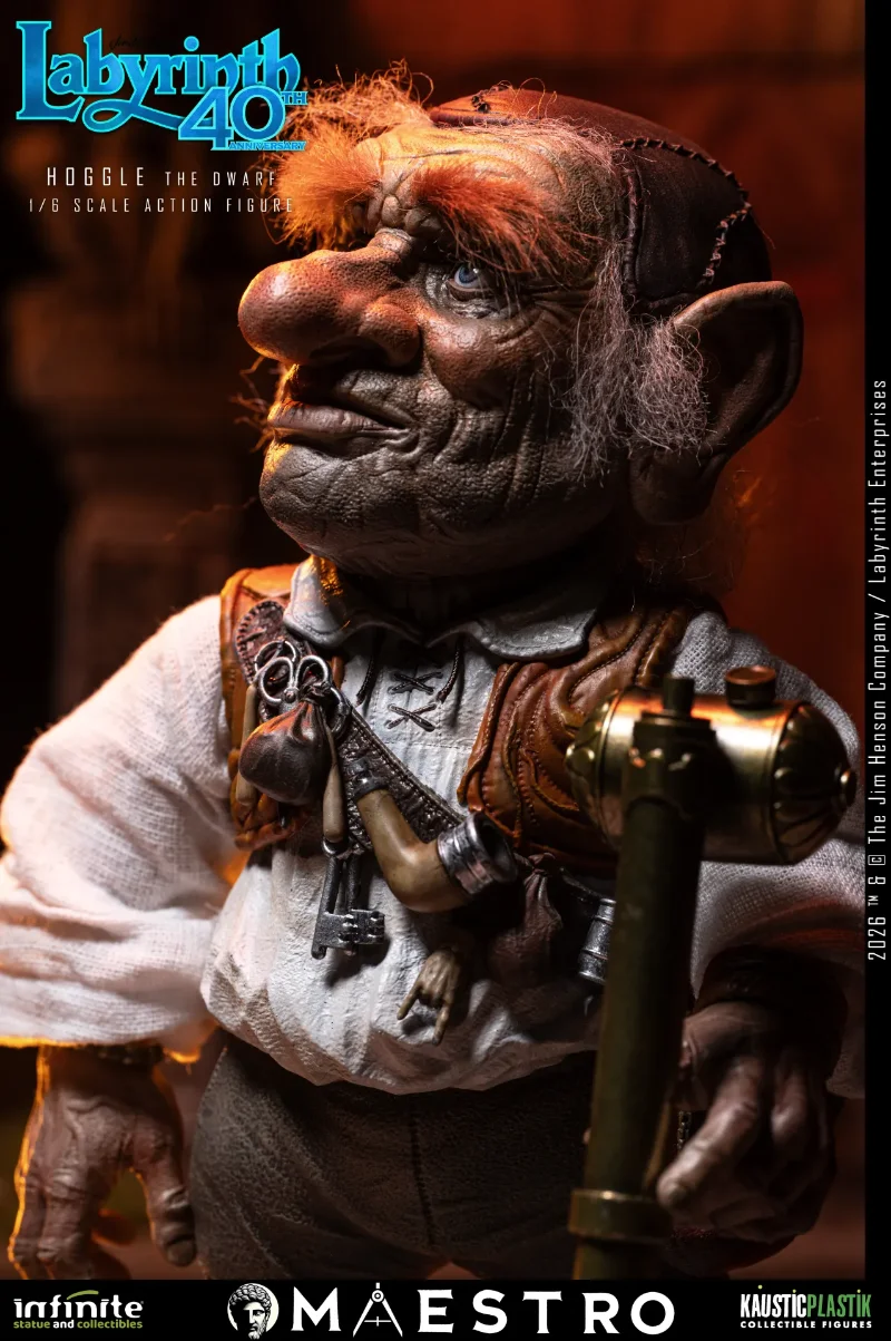 LABYRINTH HOGGLE THE DWARF 1/6 ACTION FIGURE