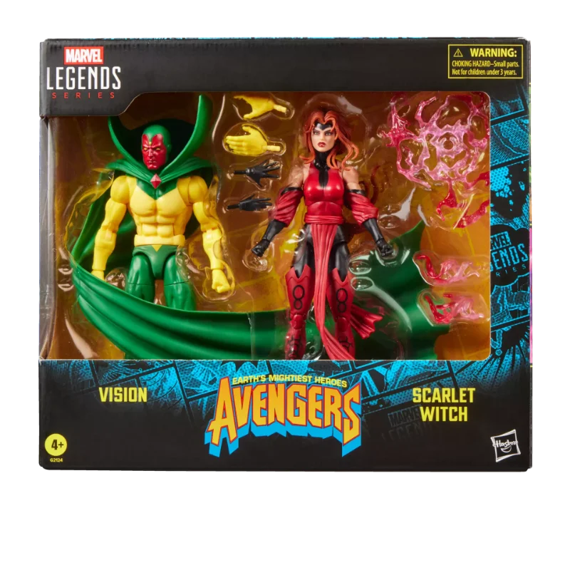 MARVEL LEGENDS AVENGERS VISION AND SCARLET WITCH ACTION FIGURES