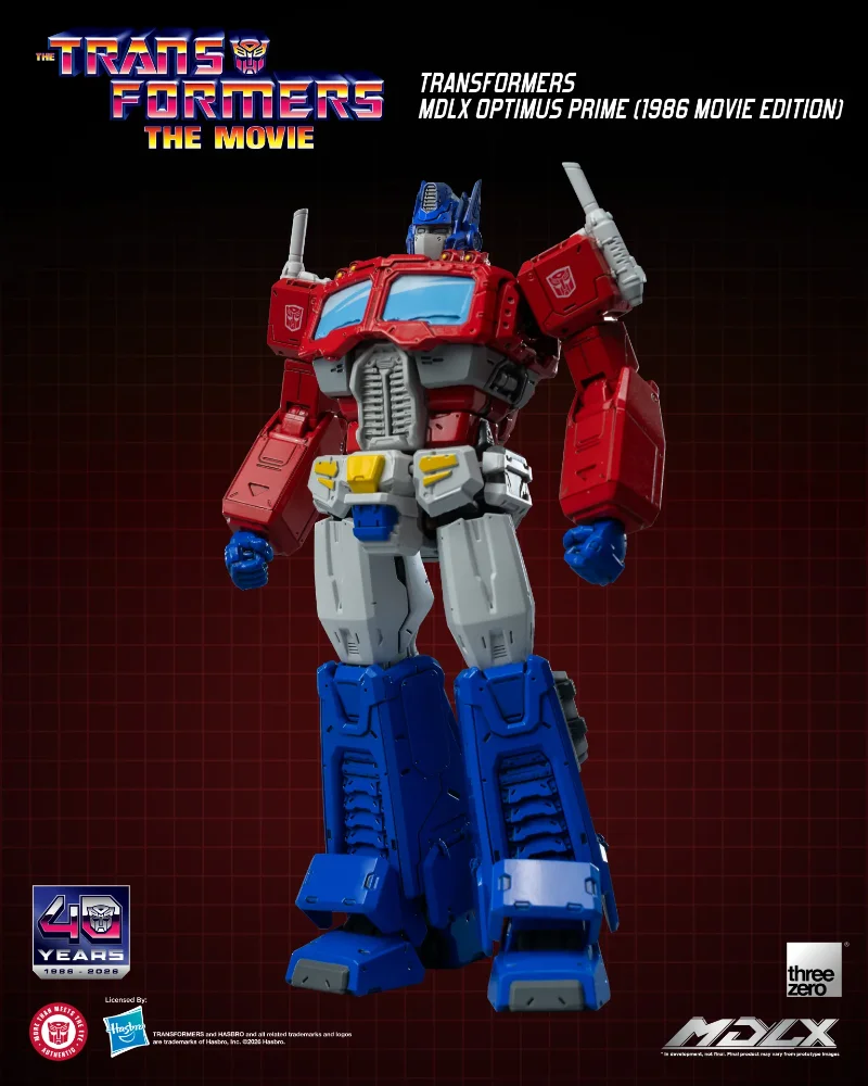 TRANSFORMERS MDLX OPTIMUS PRIME 1986 MOVIE EDITION ACTION FIGURE