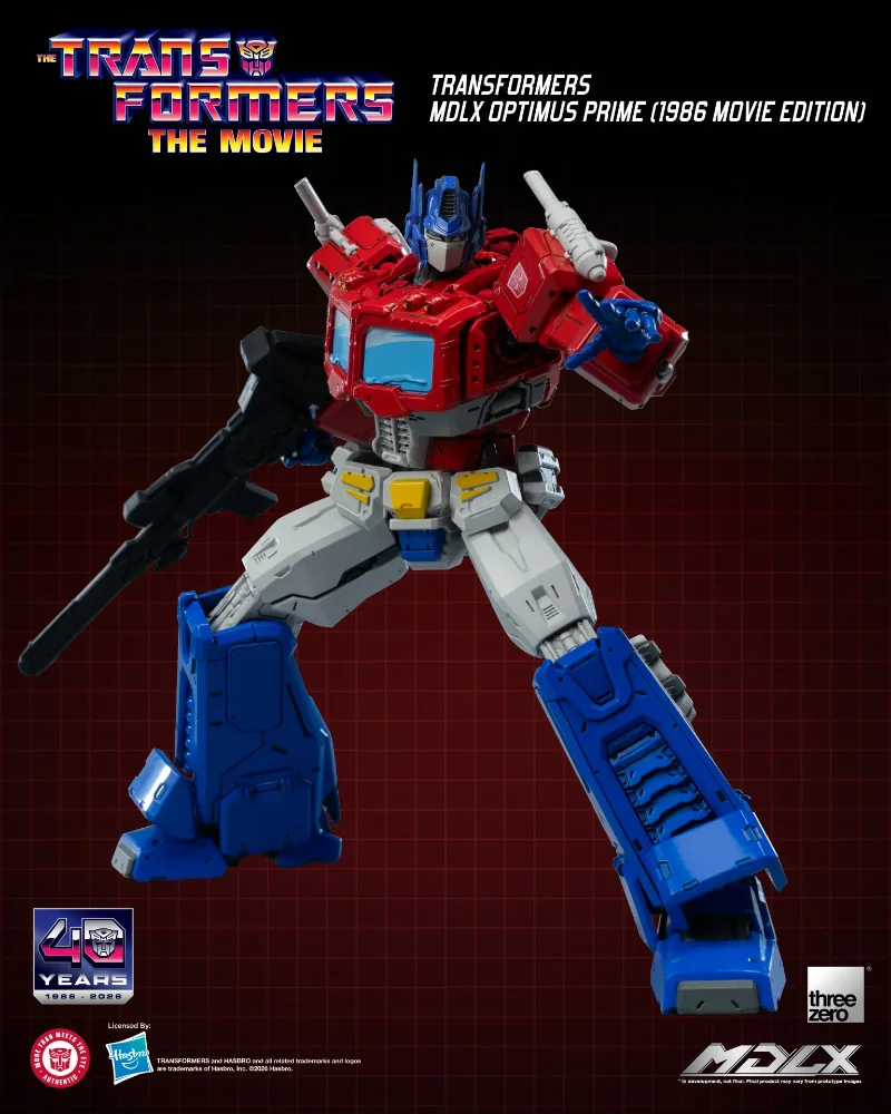 TRANSFORMERS MDLX OPTIMUS PRIME 1986 MOVIE EDITION ACTION FIGURE