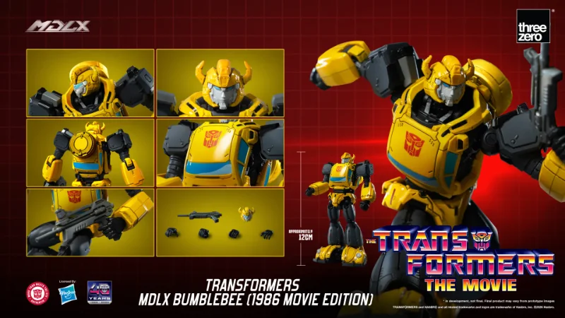 TRANSFORMERS MDLX BUMBLEBEE 1986 MOVIE EDITION ACTION FIGURE