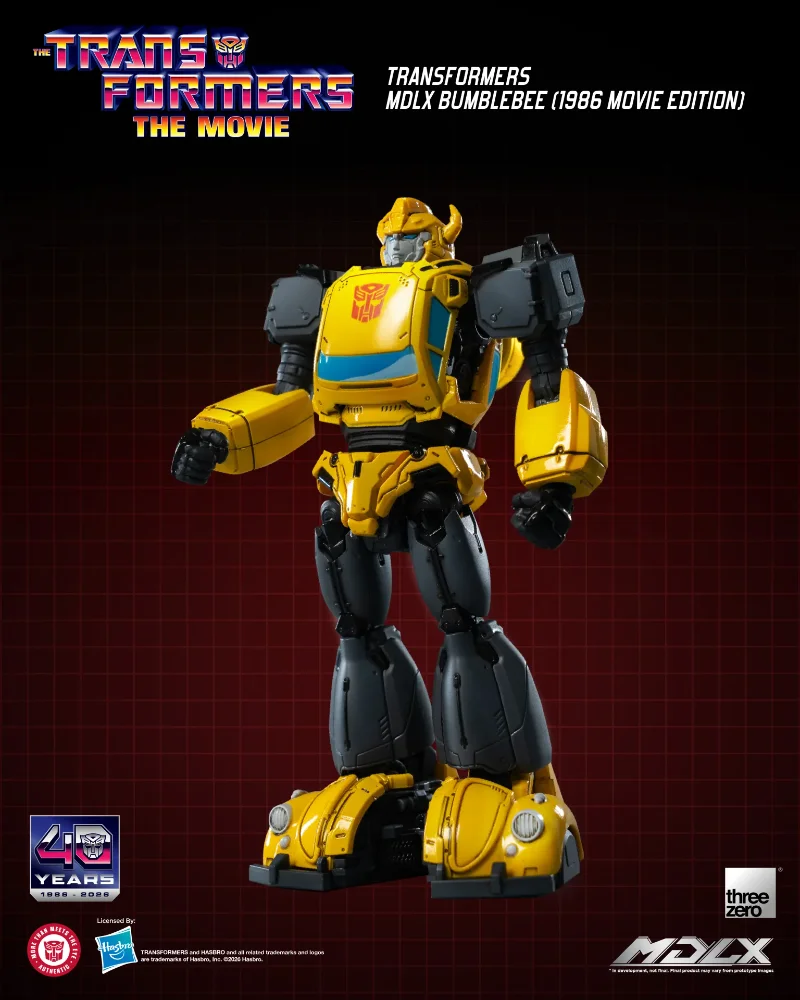 TRANSFORMERS MDLX BUMBLEBEE 1986 MOVIE EDITION ACTION FIGURE