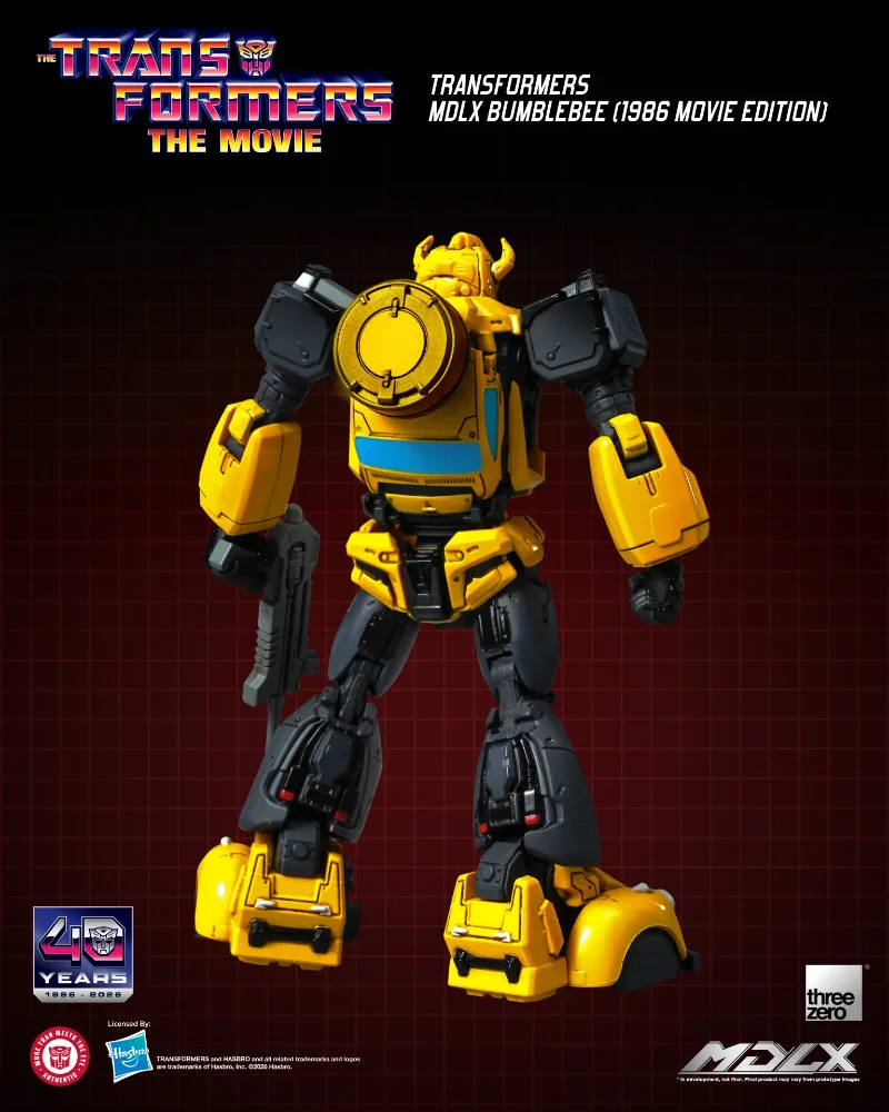 TRANSFORMERS MDLX BUMBLEBEE 1986 MOVIE EDITION ACTION FIGURE
