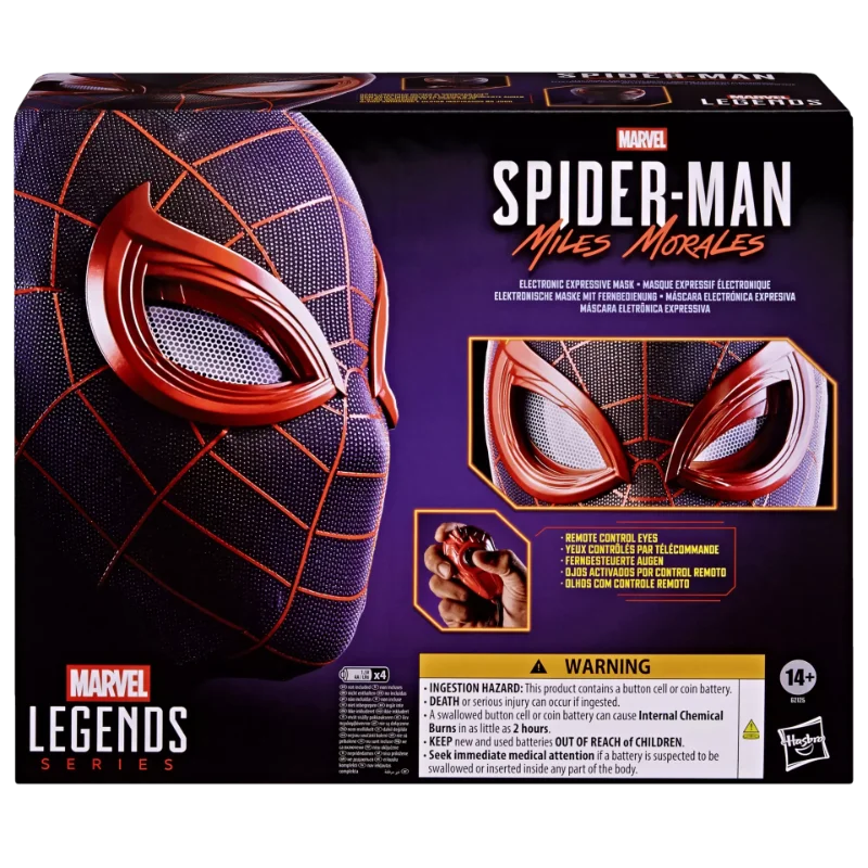 MARVEL LEGENDS SPIDER-MAN MILES MORALE ELECTRONIC MASK
