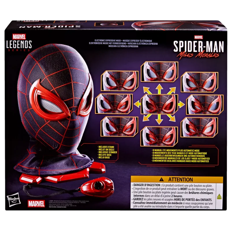 MARVEL LEGENDS SPIDER-MAN MILES MORALE ELECTRONIC MASK