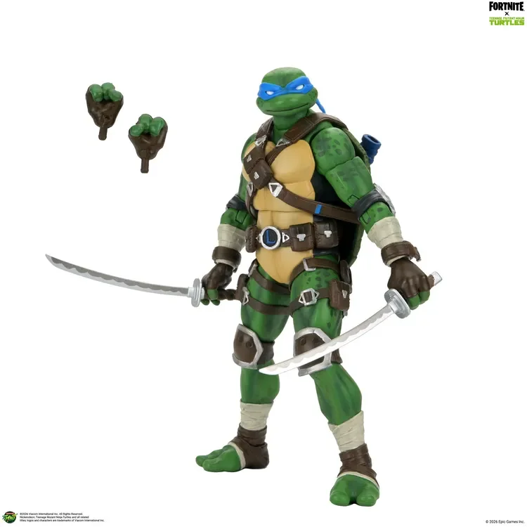 TEENAGE MUTANT NINJA TURTLES FORTNITE LEONARDO ACTION FIGURE