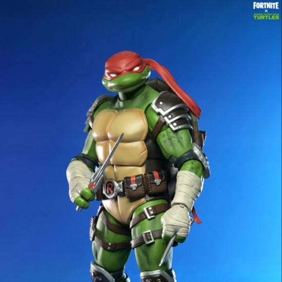 TEENAGE MUTANT NINJA TURTLES FORTNITE RAPHAEL ACTION FIGURE