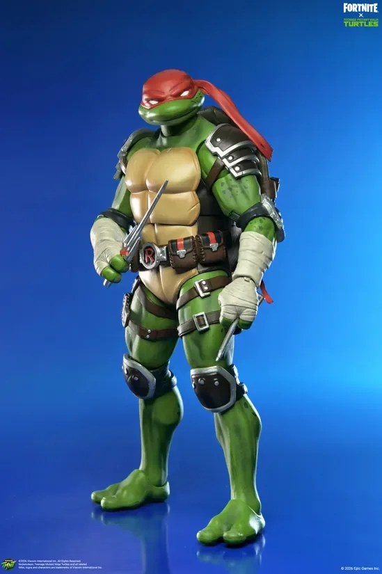 TEENAGE MUTANT NINJA TURTLES FORTNITE RAPHAEL ACTION FIGURE