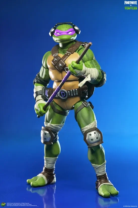 TEENAGE MUTANT NINJA TURTLES FORTNITE DONATELLO ACTION FIGURE