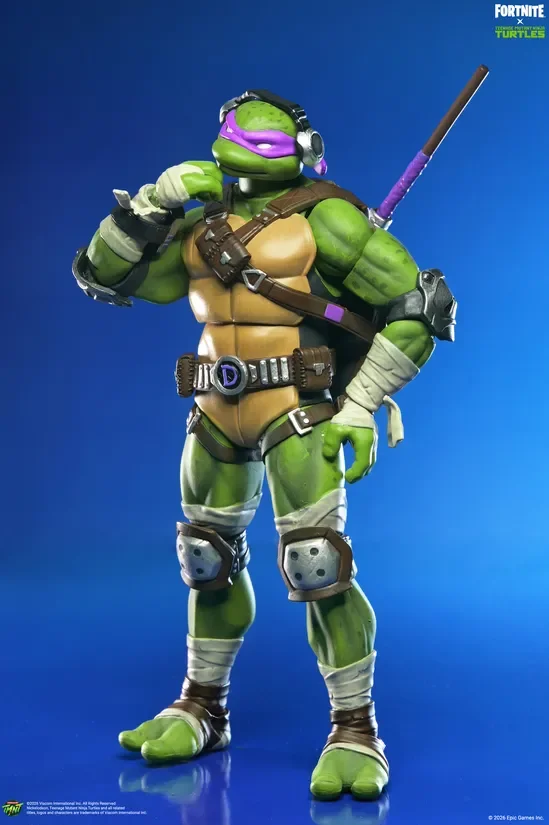 TEENAGE MUTANT NINJA TURTLES FORTNITE DONATELLO ACTION FIGURE
