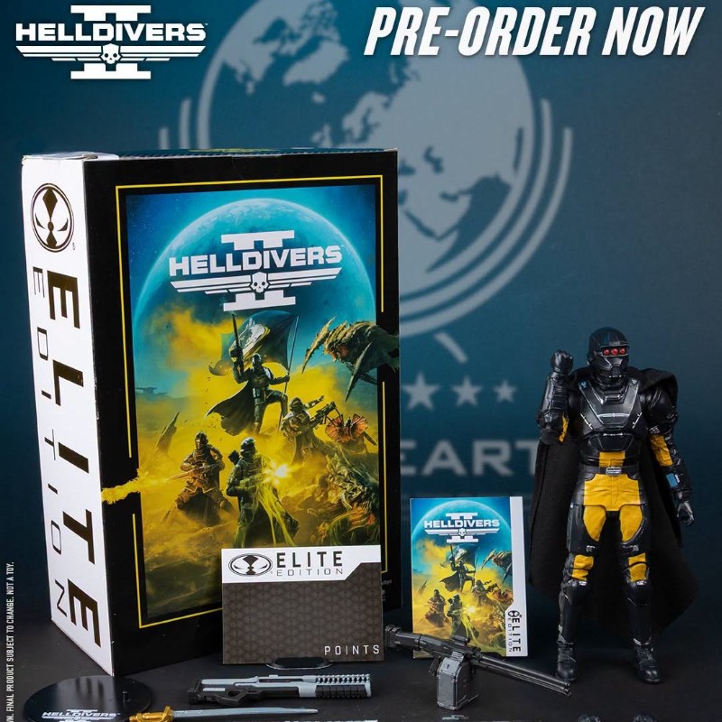 ELITE ED 7INCH HELLDIVERS 2 SA-04 COMBAT TECHNICIAN ACTION FIGURE