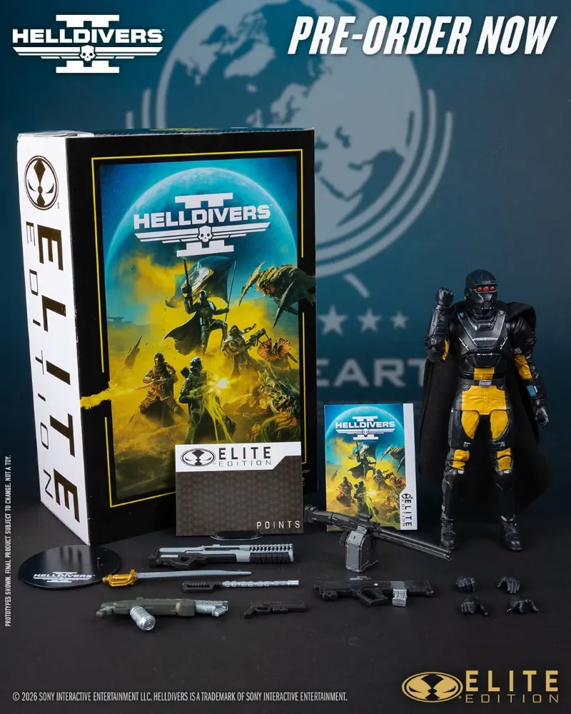 ELITE ED 7INCH HELLDIVERS 2 SA-04 COMBAT TECHNICIAN ACTION FIGURE