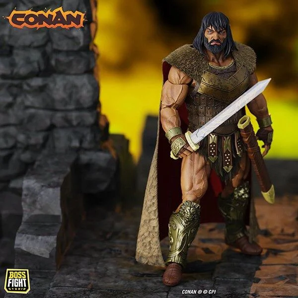CONAN - KING CONAN RULER OF AQUILONIA H.A.C.K.S. 1:12 ACTION FIGURE