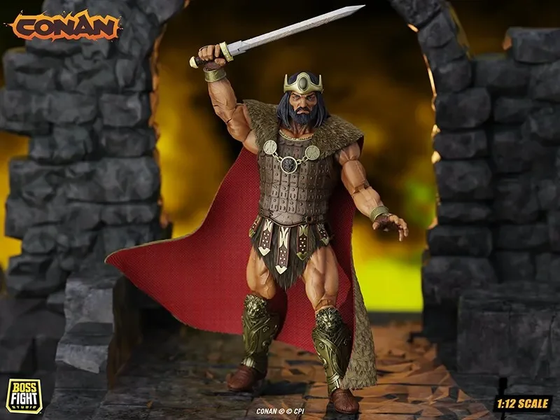 CONAN - KING CONAN RULER OF AQUILONIA H.A.C.K.S. 1:12 ACTION FIGURE