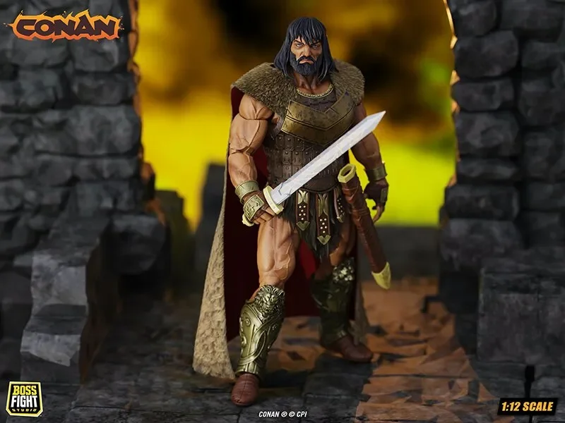 CONAN - KING CONAN RULER OF AQUILONIA H.A.C.K.S. 1:12 ACTION FIGURE