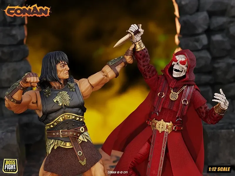 CONAN - KING CONAN RULER OF AQUILONIA H.A.C.K.S. 1:12 ACTION FIGURE