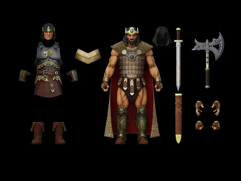 CONAN - KING CONAN RULER OF AQUILONIA H.A.C.K.S. 1:12 ACTION FIGURE