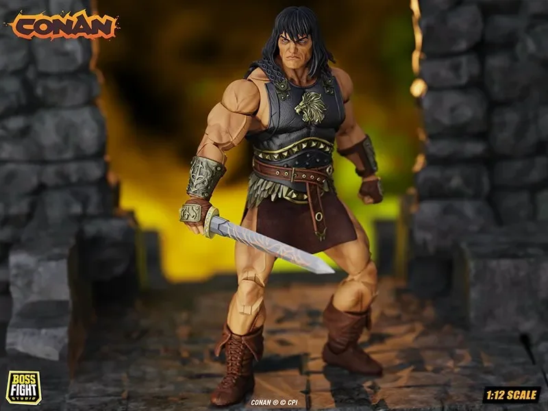 CONAN - KING CONAN RULER OF AQUILONIA H.A.C.K.S. 1:12 ACTION FIGURE