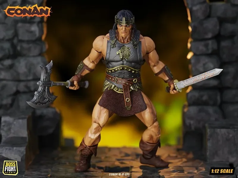 CONAN - KING CONAN RULER OF AQUILONIA H.A.C.K.S. 1:12 ACTION FIGURE